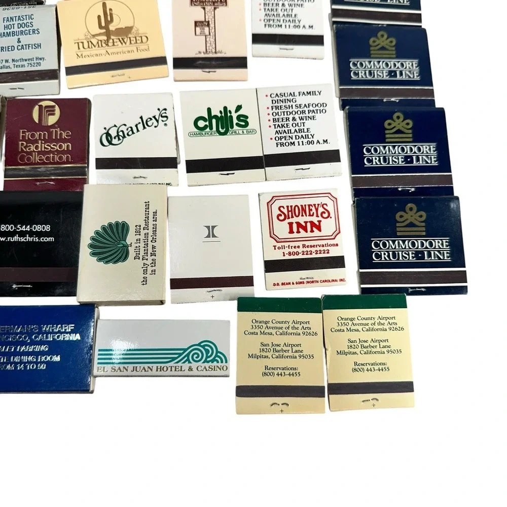 Huge Lot Of 100+ Matchbooks & Boxes From Various locations